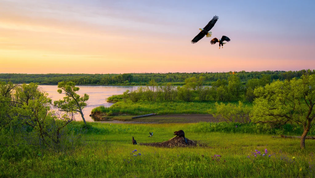 River Valley Wildlife Near Fort Lions Campground, Fort Saskatchewan